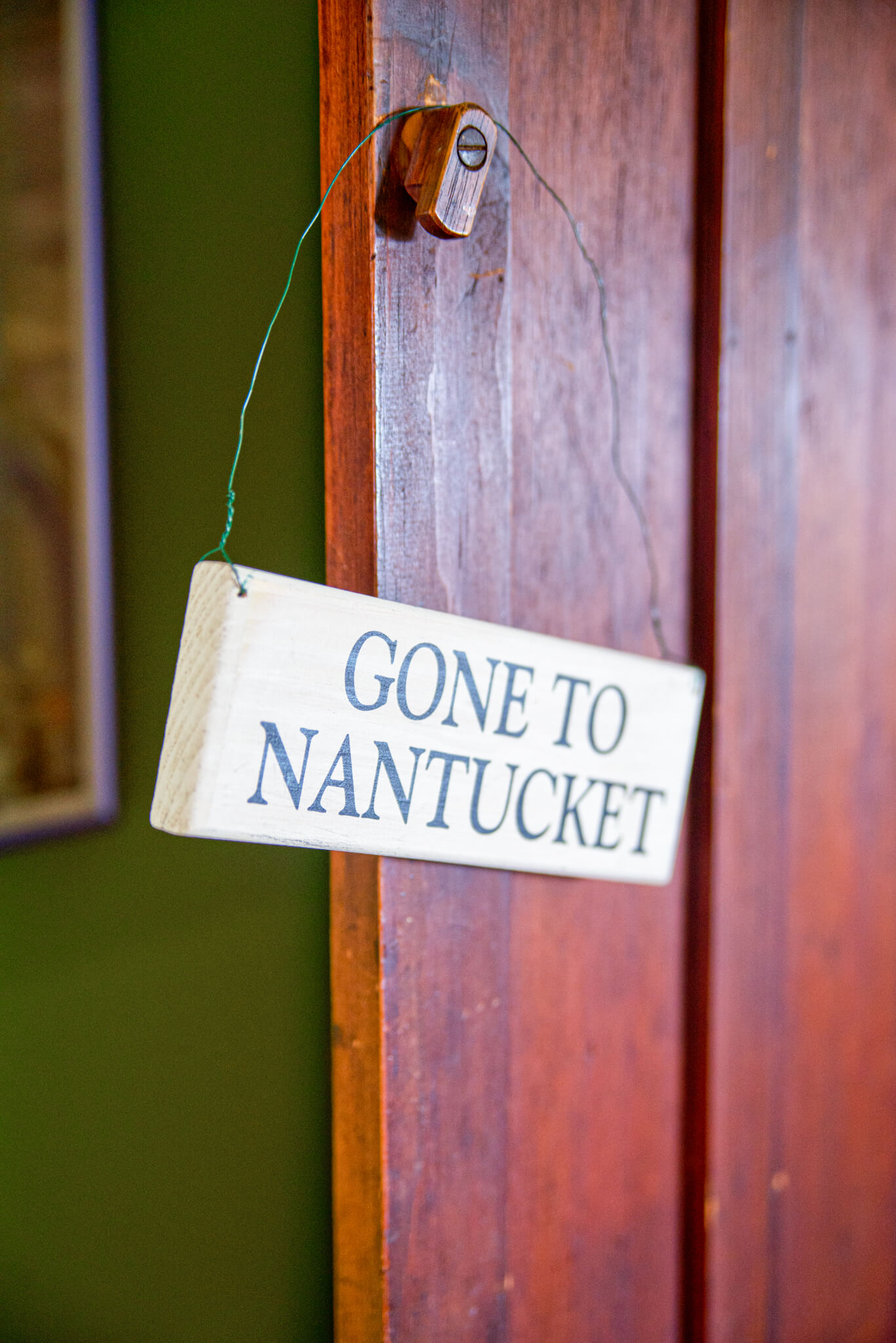 Gone to Nantucket Sign