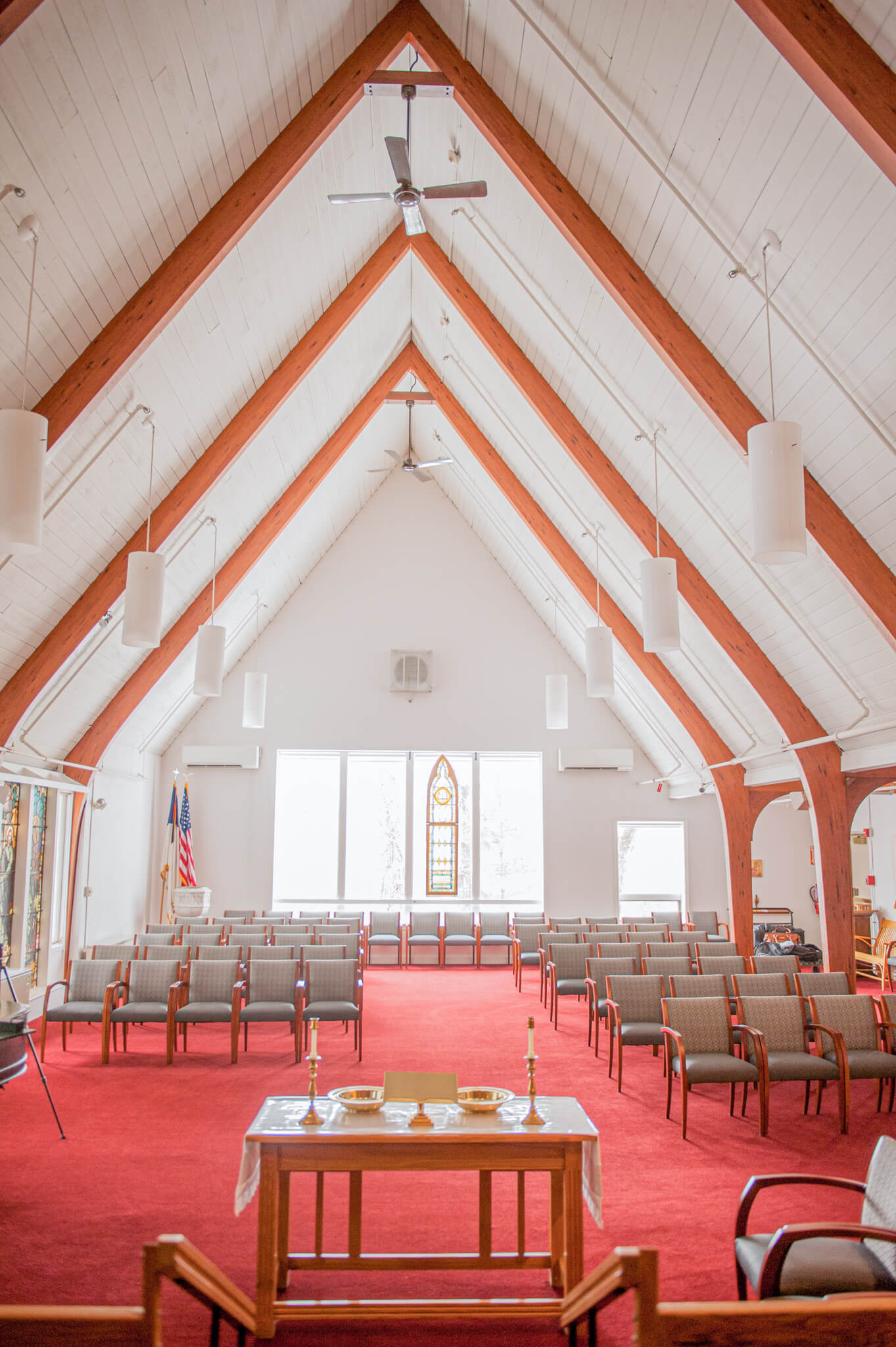 View from Pulpit in Duval Chapel Sanctuary