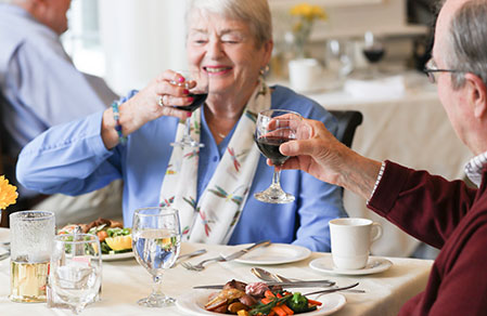 Couple Eating